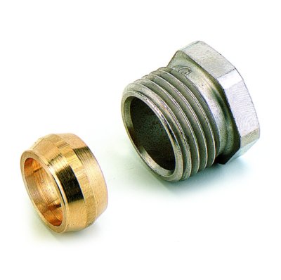 Raccord mécanique pour tube cuivre ou acier à bague métallique-C04997